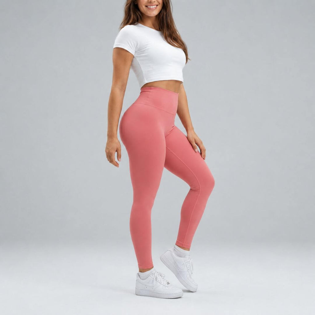 Pamučne Roze Plump Helanke
