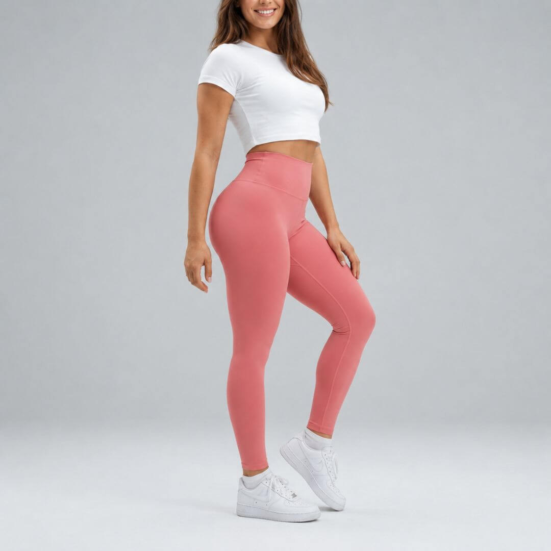 Pamučne Roze Plump Helanke